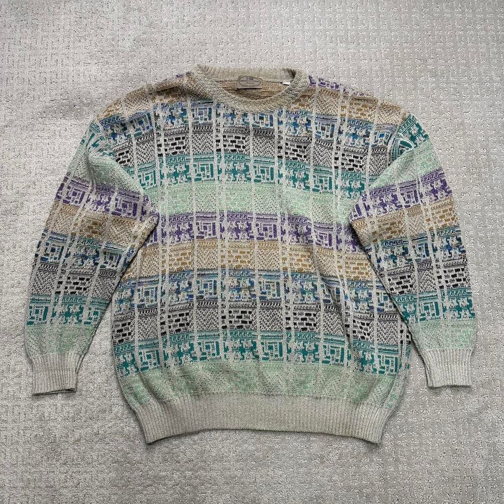 American-vintage Men's multi color sweater